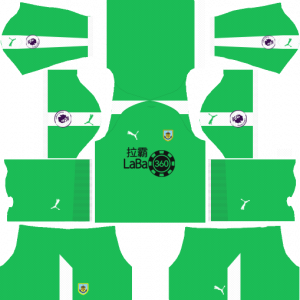 Dream League Soccer DLS 512×512 Burnley GoalKeeper Home Kits