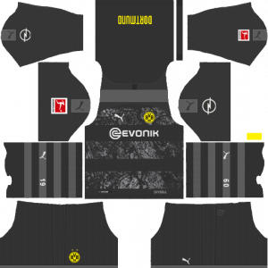 Dream League Soccer DLS 512×512 Borussia Dortmund Away Kits