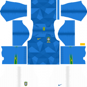 Dream League Soccer DLS 512×512 Brazil Away Kits