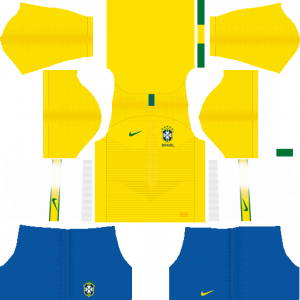 Dream League Soccer DLS 512×512 Brazil Home Kits 