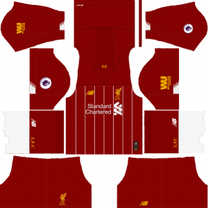 Dream League Soccer DLS 512×512 Liverpool Home Kits 