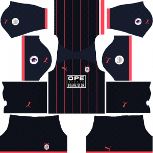 Dream League Soccer DLS 512×512 Huddersfield Away Kits