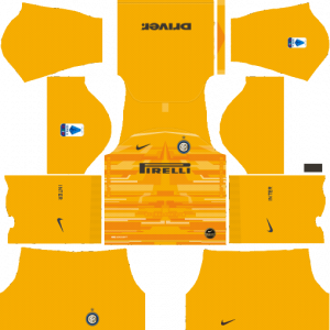 Dream League Soccer DLS 512×512 Inter Milan GoalKeeper Home Kits