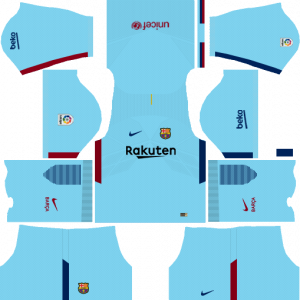 Dream League Soccer DLS 512×512 Barcelona Kits Away Kits 