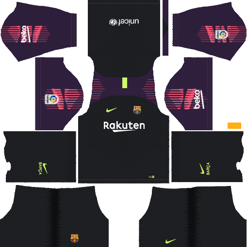 DLS Barcelona Kits (2024) Dream League Soccer Kits & Logo