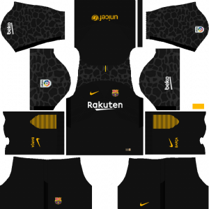 Dream League Soccer DLS 512×512 Barcelona Kits GoalKeeper Third Kits 
