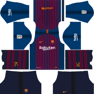 Dream League Soccer DLS 512×512 Barcelona Kits Home Kits 