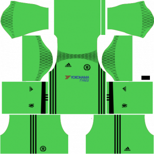 Dream League Soccer DLS 512×512 Chelsea GoalKeeper Away Kits