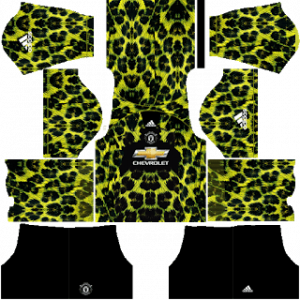 Dream League Soccer DLS 512×512 Manchester United GoalKeeper Home Kits