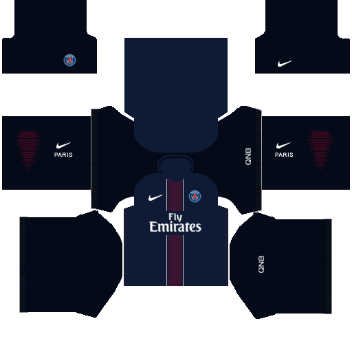 PSG Kits Dream League Soccer (2024) 512x512 Kits & Logo