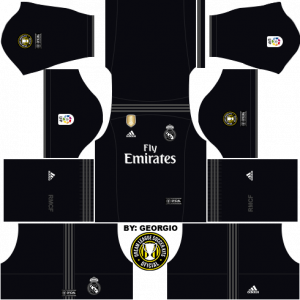 Dream League Soccer DLS 512×512 Real Madrid Away Kits