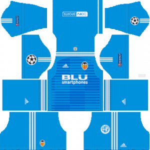 Dream League Soccer DLS 512×512 Valencia Kits GoalKeeper Away Kits