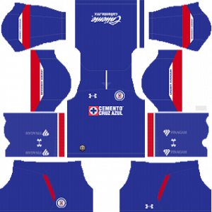 Dream League Soccer DLS 512×512 Cruz Azul Home Kits