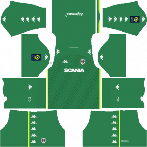 Dream League Soccer DLS 512×512 Angers SCO GoalKeeper Away Kits