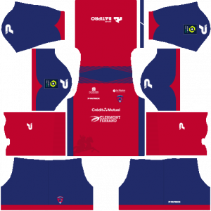 Kit Clermont Foot 2022 Dream League Soccer