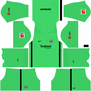 Dream League Soccer DLS 512×512 Eintracht Frankfurt GoalKeeper Home Kits