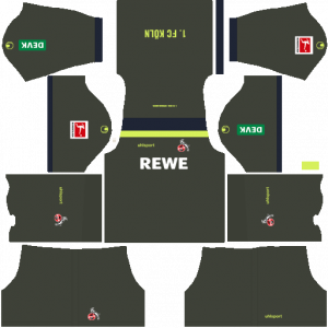 Dream League Soccer DLS 512×512 FC Köln GoalKeeper Home Kits