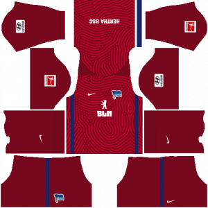 Dream League Soccer DLS 512×512 Hertha BSC GoalKeeper Away Kits