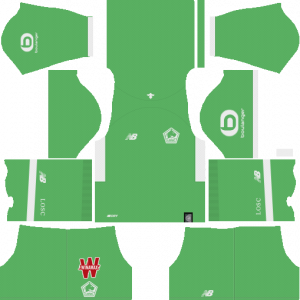 Dream League Soccer DLS 512×512 Lille LOSC FC GoalKeeper Third Kit