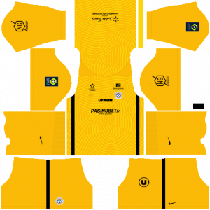 Dream League Soccer DLS 512×512 Montpellier HSC GoalKeeper Third Kits