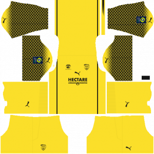 Dream League Soccer DLS 512×512 Nimes Olympique GoalKeeper Home Kits