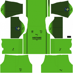 Dream League Soccer DLS 512×512 Nimes Olympique GoalKeeper Third Kits