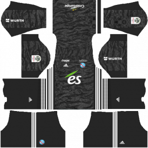 Dream League Soccer DLS 512×512 RC Strasbourg Alsace Third Kits