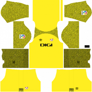 Dream League Soccer DLS 512×512 Rayo Vallecano GoalKeeper Home Kits