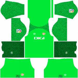 Dream League Soccer DLS 512×512 Rayo Vallecano GoalKeeper Third Kits