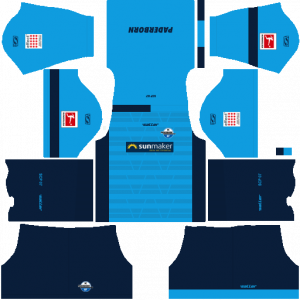 Dream League Soccer DLS 512×512 SC Paderborn 07 GoalKeeper Home Kits