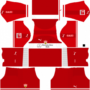 Dream League Soccer DLS 512×512 VfB Stuttgart Away Kits