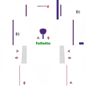 Dream League Soccer DLS 512×512 ACF Fiorentina Away Kits