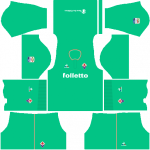Dream League Soccer DLS 512×512 ACF Fiorentina GoalKeeper Away Kits