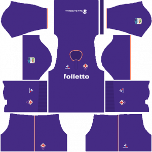 Dream League Soccer DLS 512×512 ACF Fiorentina Home Kits