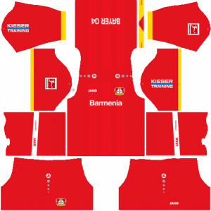 Dream League Soccer DLS 512×512 Bayer Leverkusen Away Kits