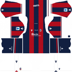 Dream League Soccer DLS 512×512 Bologna FC Home Kits