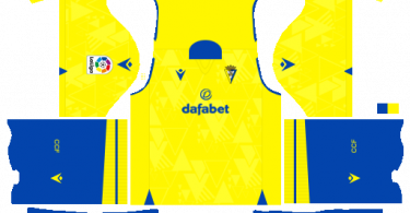 Dream League Soccer DLS 512×512 Cádiz CF Home Kits