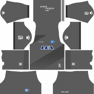 Dream League Soccer DLS 512×512 Deportivo Alaves GoalKeeper Home Kits