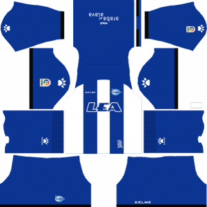 Dream League Soccer DLS 512×512 Deportivo Alaves Home Kits