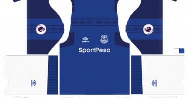 Dream League Soccer DLS 512×512 Everton FC Home Kits