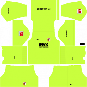 Dream League Soccer DLS 512×512 FC Augsburg GoalKeeper Home Kits