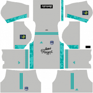 Dream League Soccer DLS 512×512 FC Bordeaux GoalKeeper Home Kits