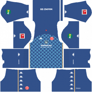 Dream League Soccer DLS 512×512 FSV Mainz GoalKeeper Home Kits