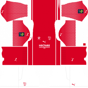 Dream League Soccer DLS 512×512 Nimes Olympique Home Kits