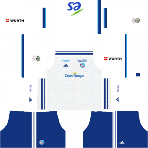 Dream League Soccer DLS 512×512 RC Strasbourg Alsace Away Kits