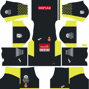 Dream League Soccer DLS 512×512 RCD Espanyol GoalKeeper Home Kits
