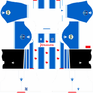 Dream League Soccer DLS 512×512 SC Heerenveen Home Kits