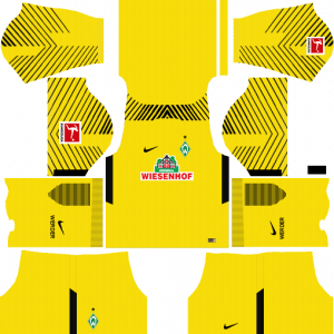 Dream League Soccer DLS 512×512 SV Werder Bremen GoalKeeper Home Kits