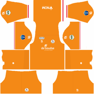 Dream League Soccer DLS 512×512 Sparta Rotterdam GoalKeeper Home Kits