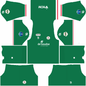 Dream League Soccer DLS 512×512 Sparta Rotterdam Third Kits